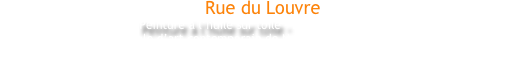 Rue du Louvre
Peinture à l’huile sur toile - 2006 - 89x116 cm
Exposée à la biennale d’art contemporain de Nogent-sur-Marne “Prix Boesner” 2006
Exposée au Salon de Joinville 2007 - Médaille d’or 2007 - Collection Ville de Joinville-le-Pont (94)